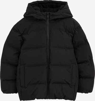 juoda WE Fashion Žieminė striukė: priekis