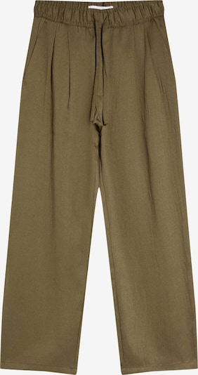 Bershka Housut 'RÚSTICO' värissä khaki, Tuotenäkymä