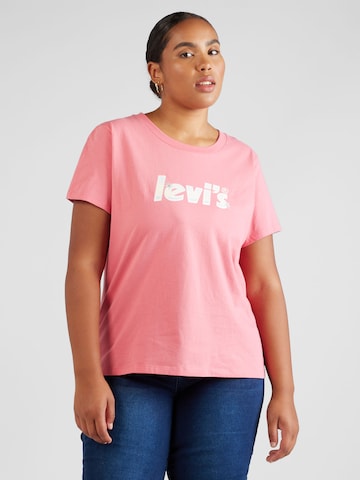Levi's® Plus Shirt 'The Perfect Tee' in Roze: voorkant