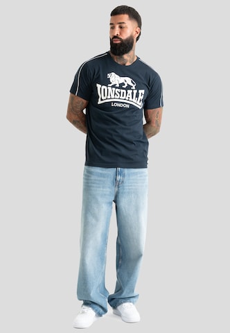 Lonsdale London Koszulka 'Ruislip' w kolorze niebieski