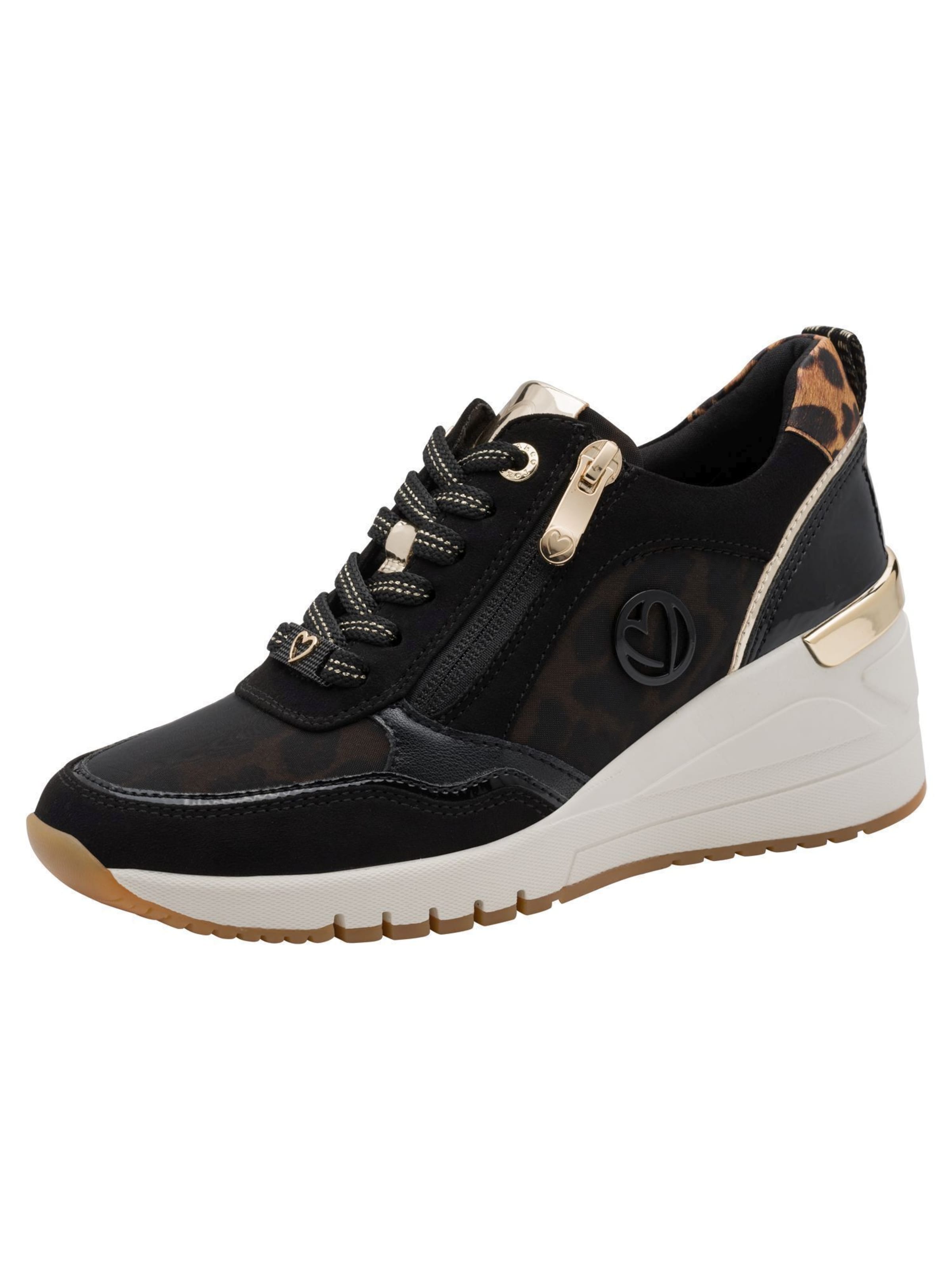 MARCO TOZZI Sneakers laag in Zwart: voorkant