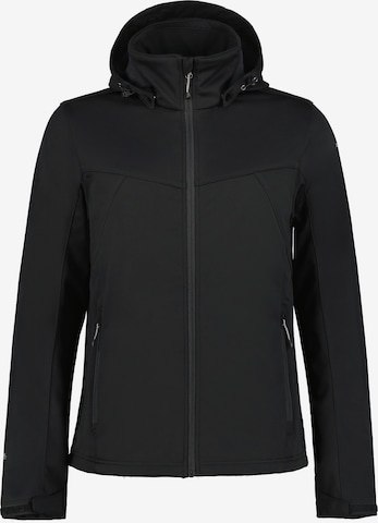 ICEPEAK - Chaqueta de montaña en negro: frente