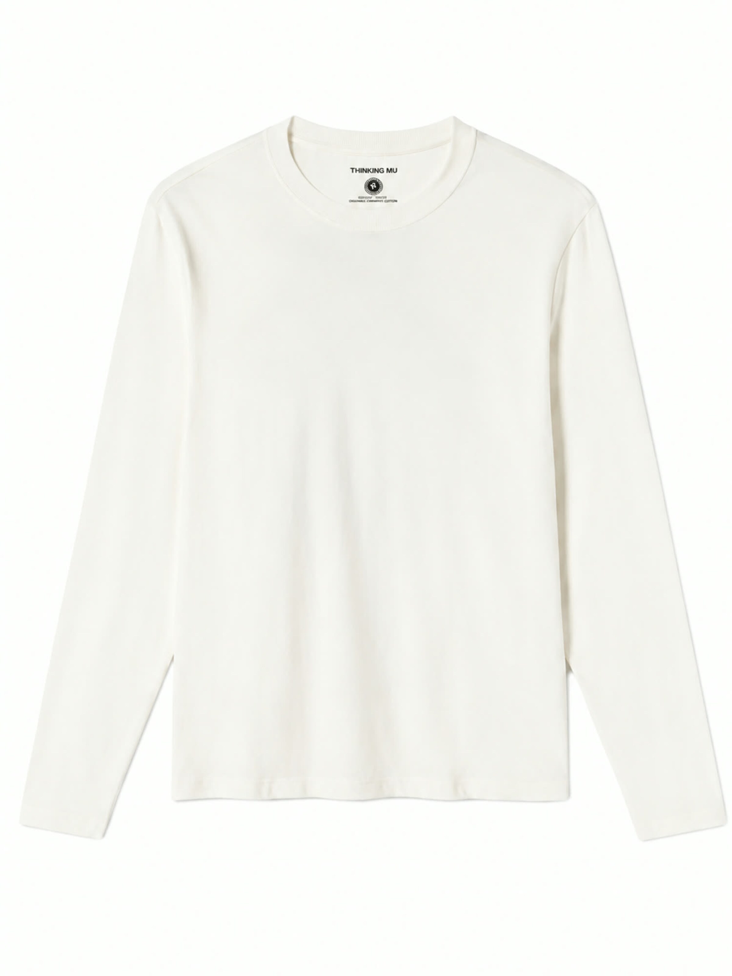 Thinking MU Shirt 'Emilio' in Weiß: Vorderseite