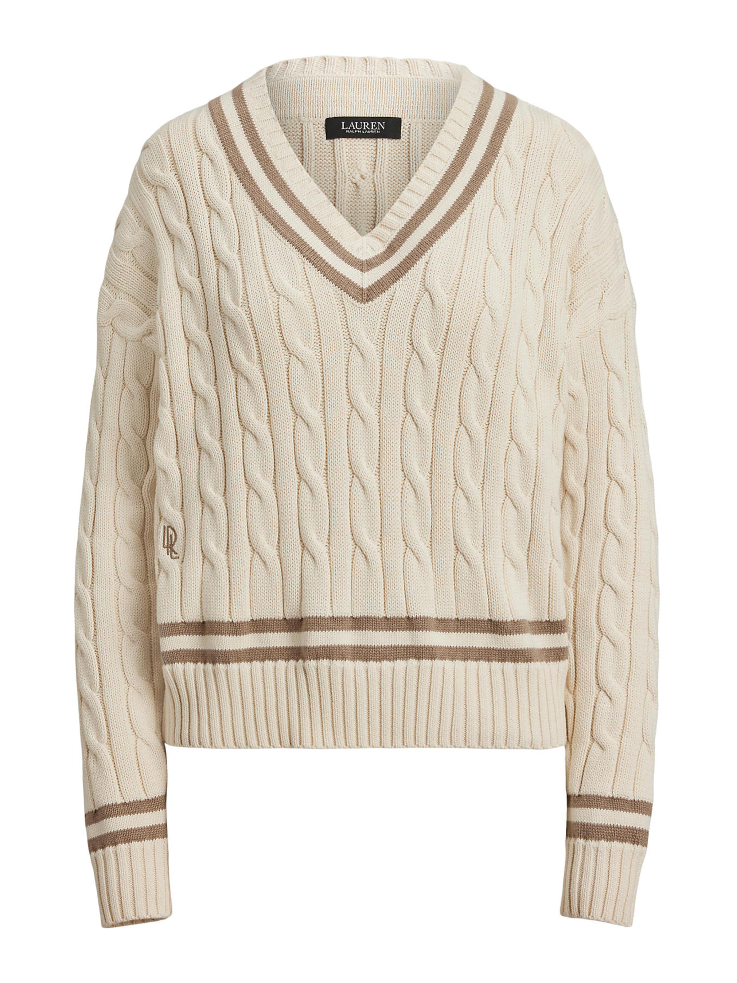 Lauren Ralph Lauren Sweater 'TEDURPH' in Cream / Light brown, Item view