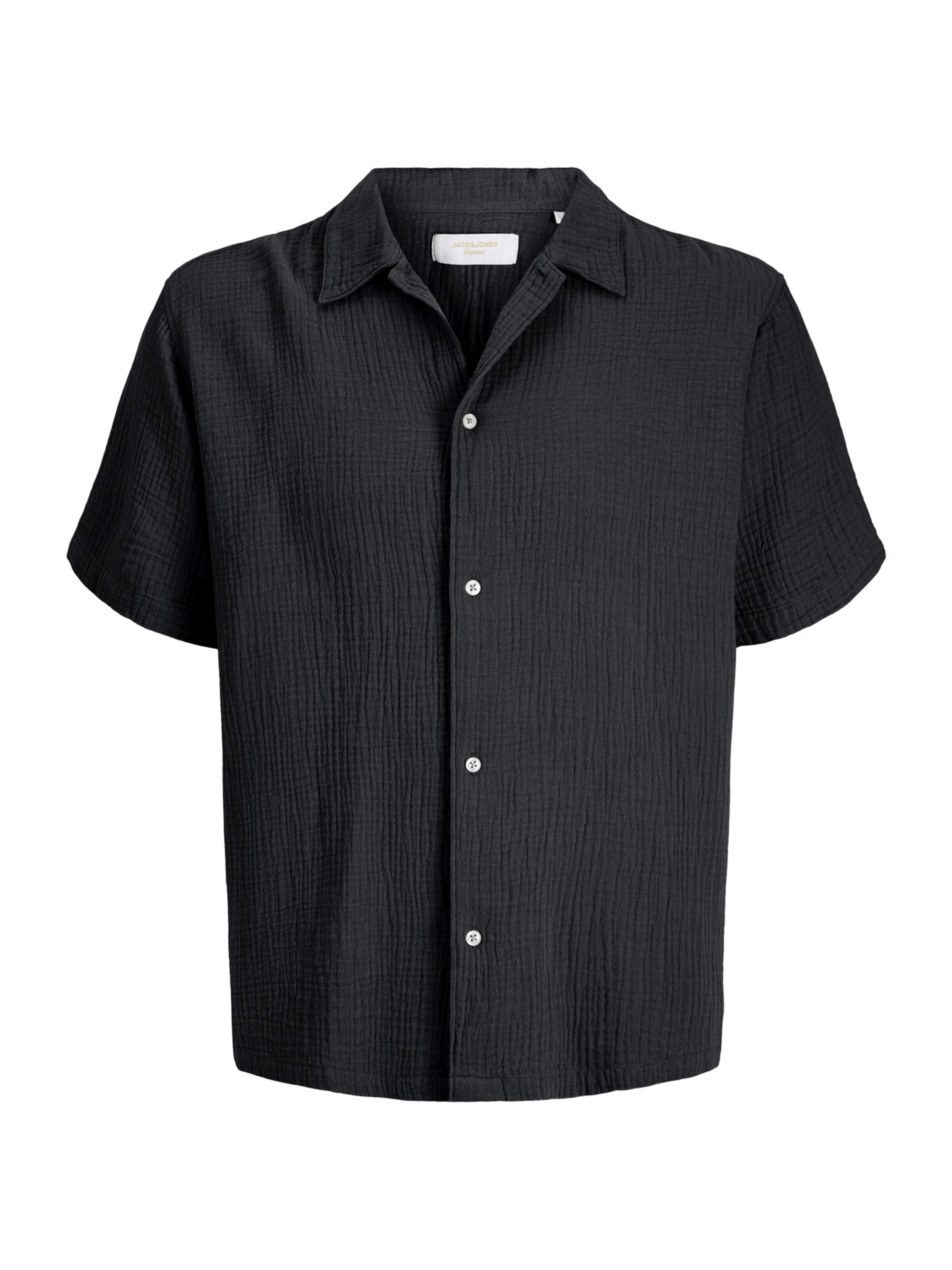 JACK & JONES Hemd 'JORNANTUCKET' in Schwarz: Vorderseite