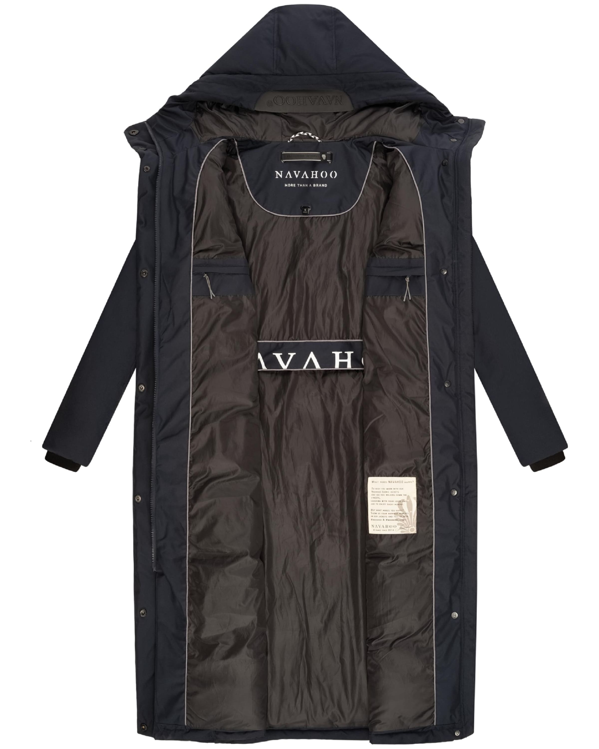 NAVAHOO Зимно палто 'Wolkenfrost XIV' в синьо