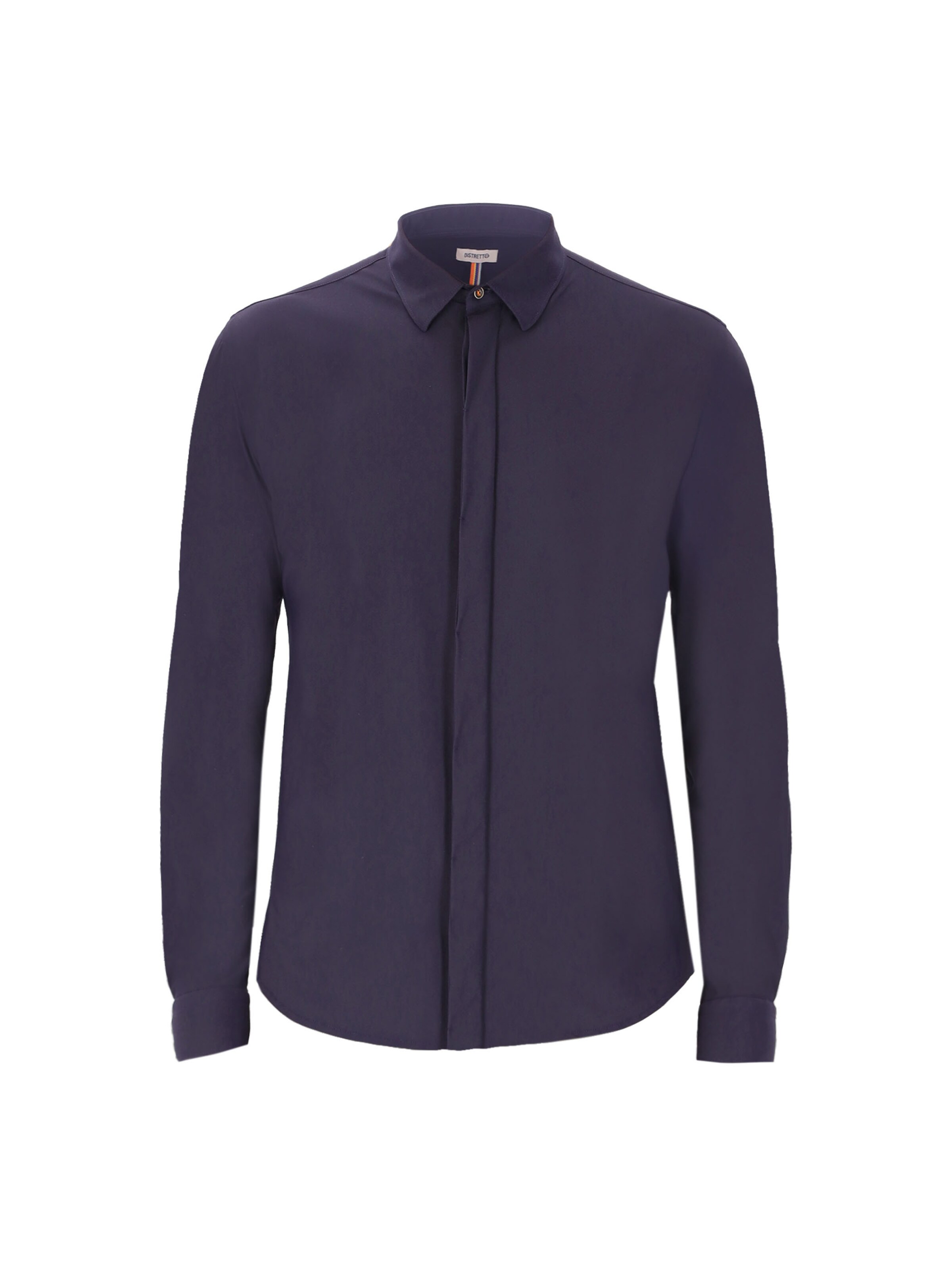 Coupe regular Chemise 'Tew' Distretto12 en bleu : devant