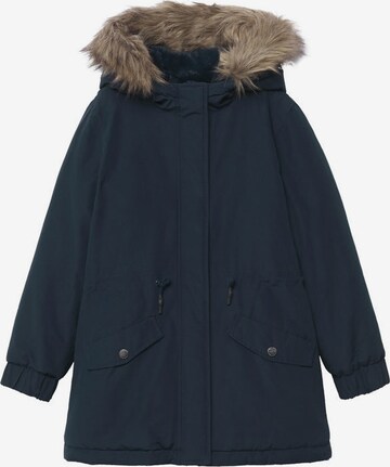 MANGO KIDS Winter Jacket in Blue: front