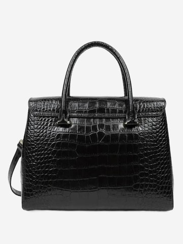 Sacs à main 'Lancaster Sac à Main A rabat avec fermoir Exotic Croco Noir Croco' LANCASTER Paris en noir
