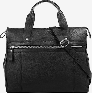 Cabas Betty Barclay en noir : devant