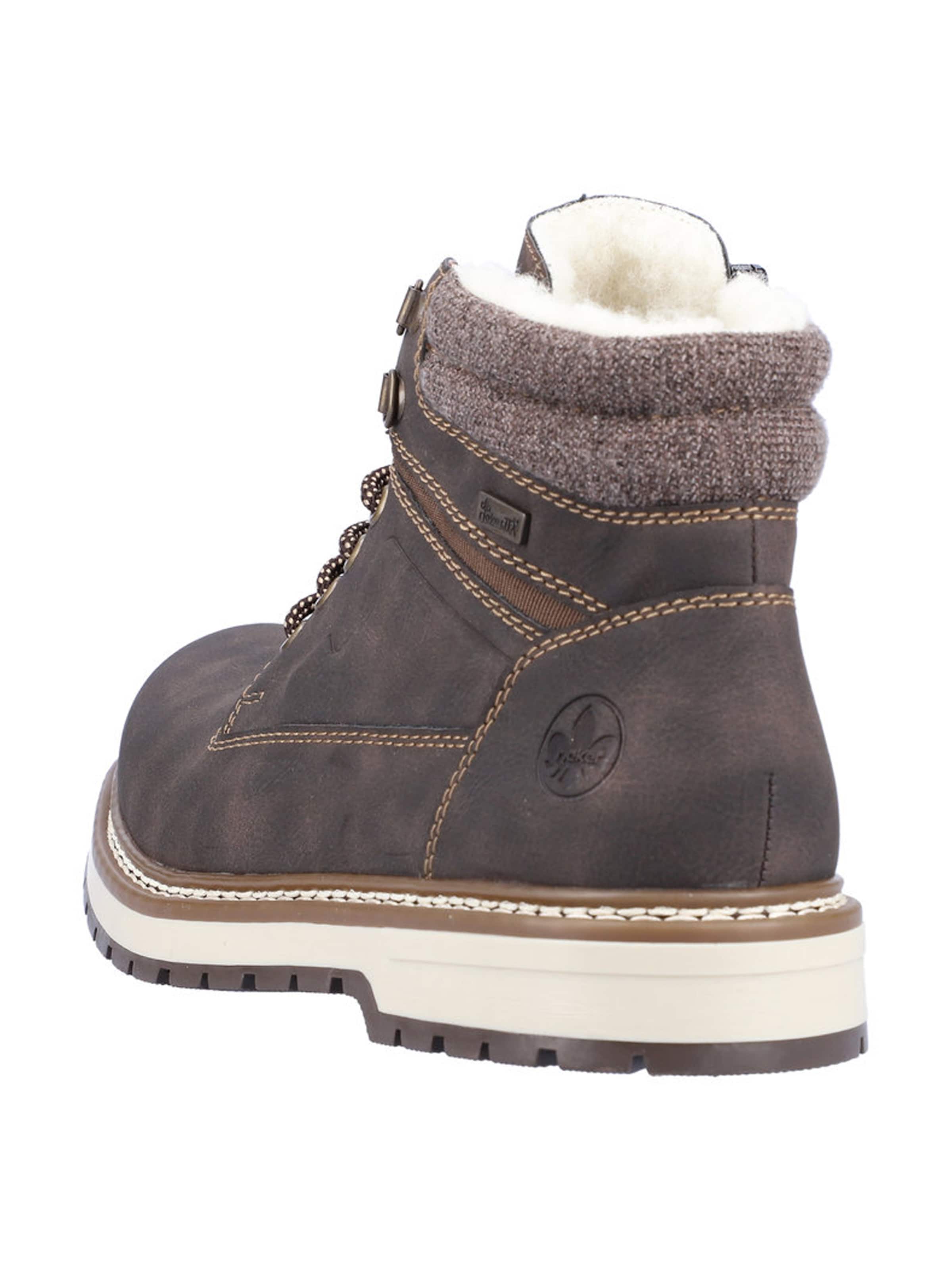 Rieker Ботинки на шнуровке в Коричневый