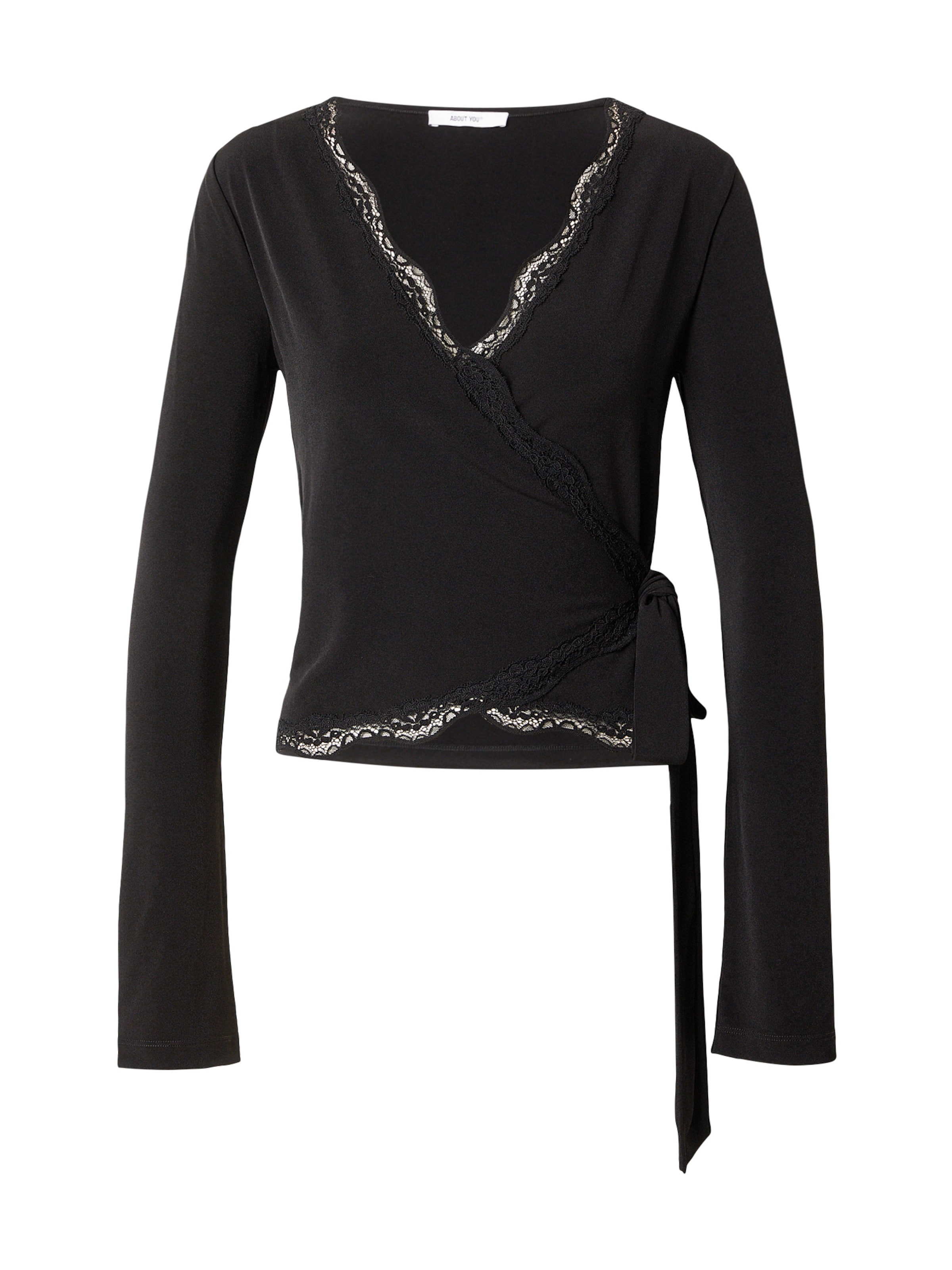 Maglietta di ABOUT YOU in nero: frontale