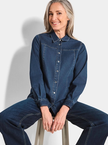 Goldner Blouse in Blauw