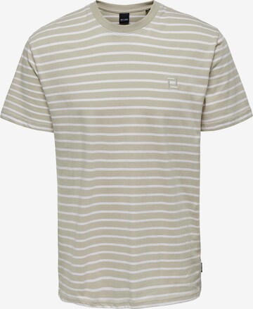 Only & Sons - Camiseta 'HENRY' en beige: frente