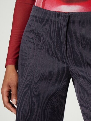 Wide leg Pantaloni 'Rosanna' de la Bella x ABOUT YOU pe gri