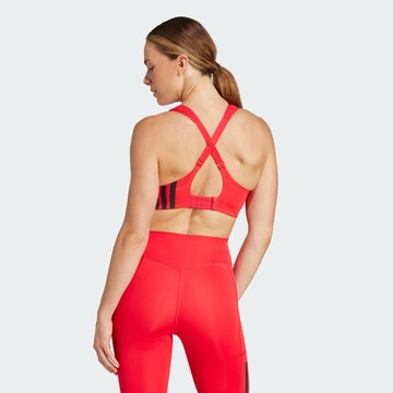 ADIDAS PERFORMANCE Bygelfri Sportbehå 'TLRDIM' i röd