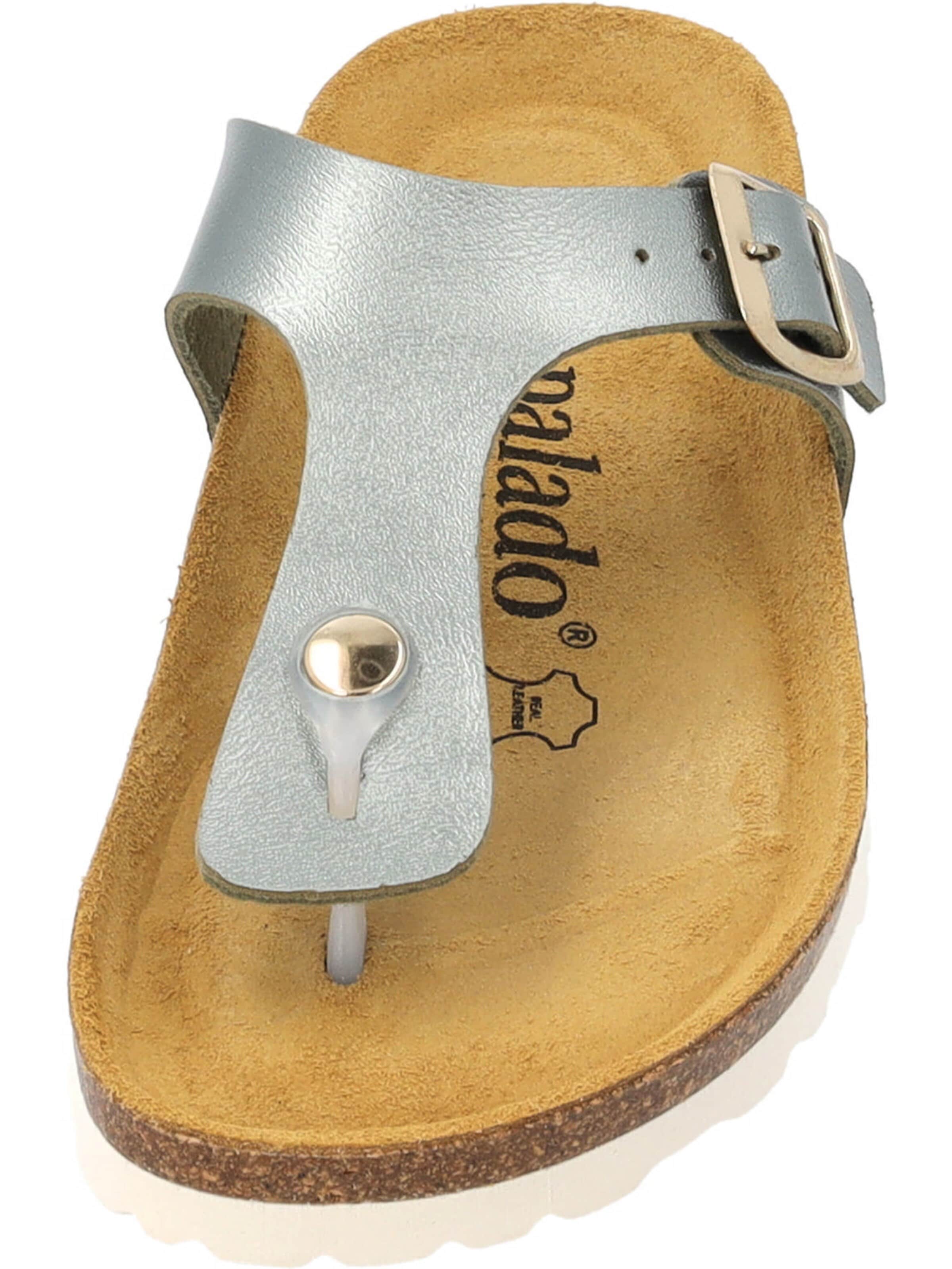 Palado Teenslipper 'Kos Metallic' in Groen