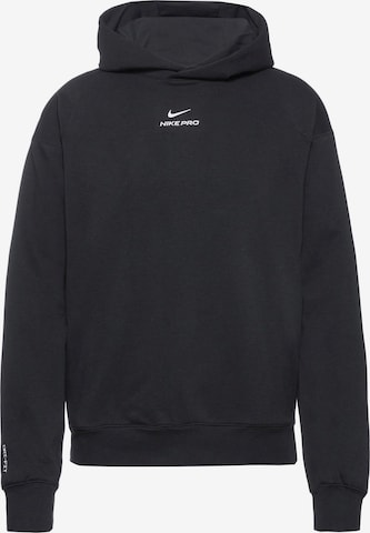 NIKE Спортивный свитшот 'NPT' в Черный: спереди