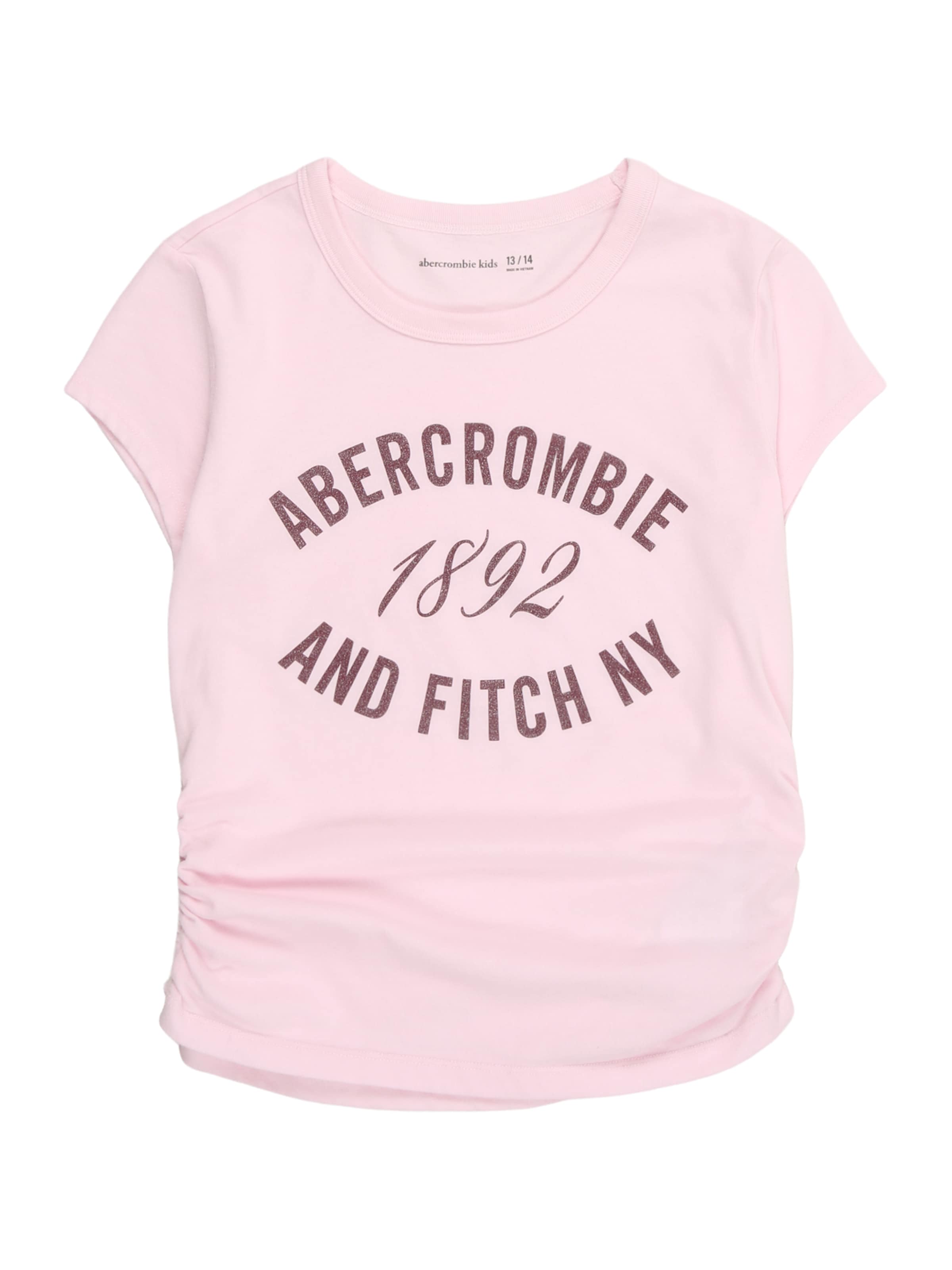T-Shirt Abercrombie &amp; Fitch en rose : devant