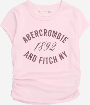 Abercrombie & Fitch Футболка в Ярко-розовый: спереди