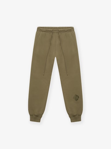 BARRYAN Loose fit Pants 'Embroidered shell sweatpants' in Green: front