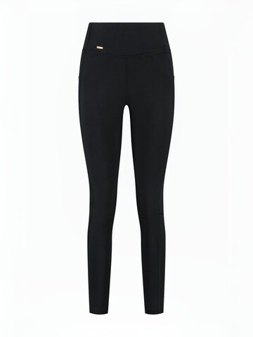 Urban Goddess Yoga & Activewear Slim fit Leggings 'Tara Pocket Yoga & Pilates' in Black: front