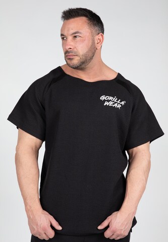 Gorilla Wear Functioneel shirt 'Augustine' in Zwart: voorkant