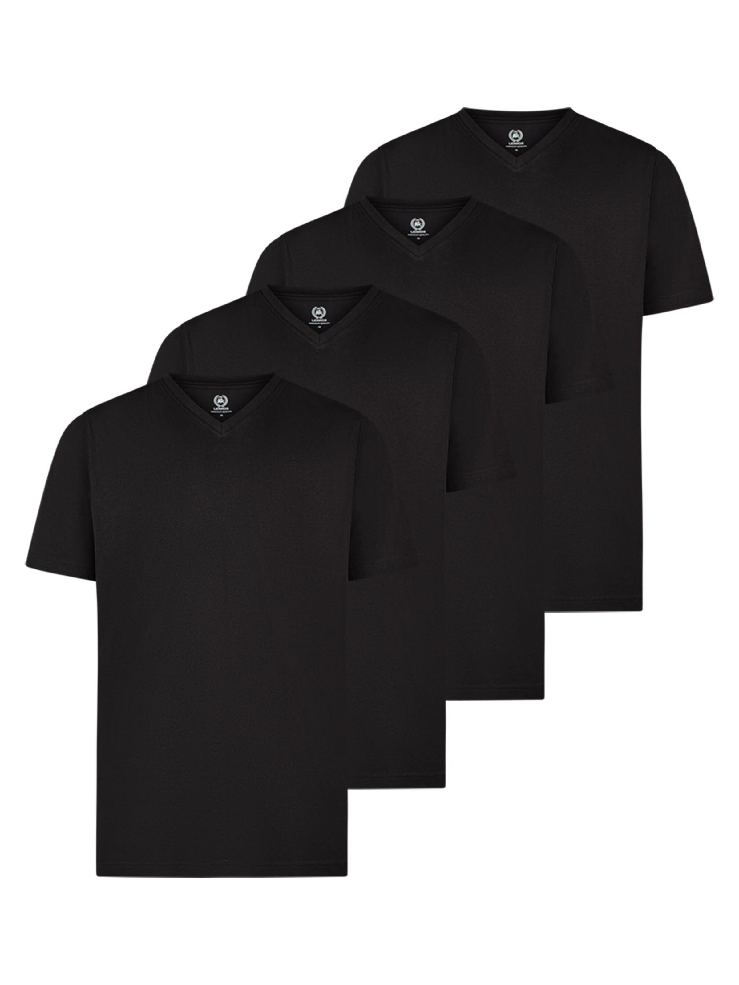 LERROS Shirt 'Basic'‌‌‌‌‌ in Schwarz: Vorderseite