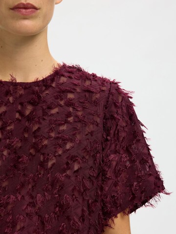 SELECTED Bluse in Rot