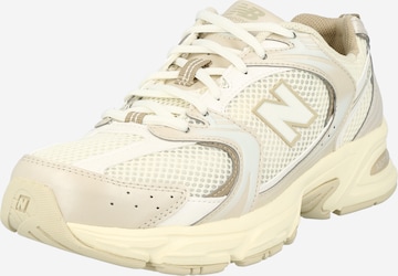 Sneaker bassa '530' di new balance in beige: frontale