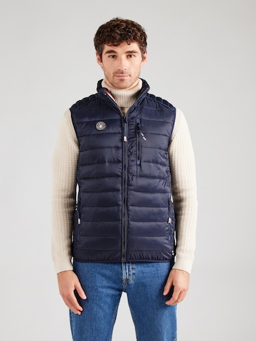 FQ1924 Bodywarmer 'FQ Vinncent' in Blauw: voorkant