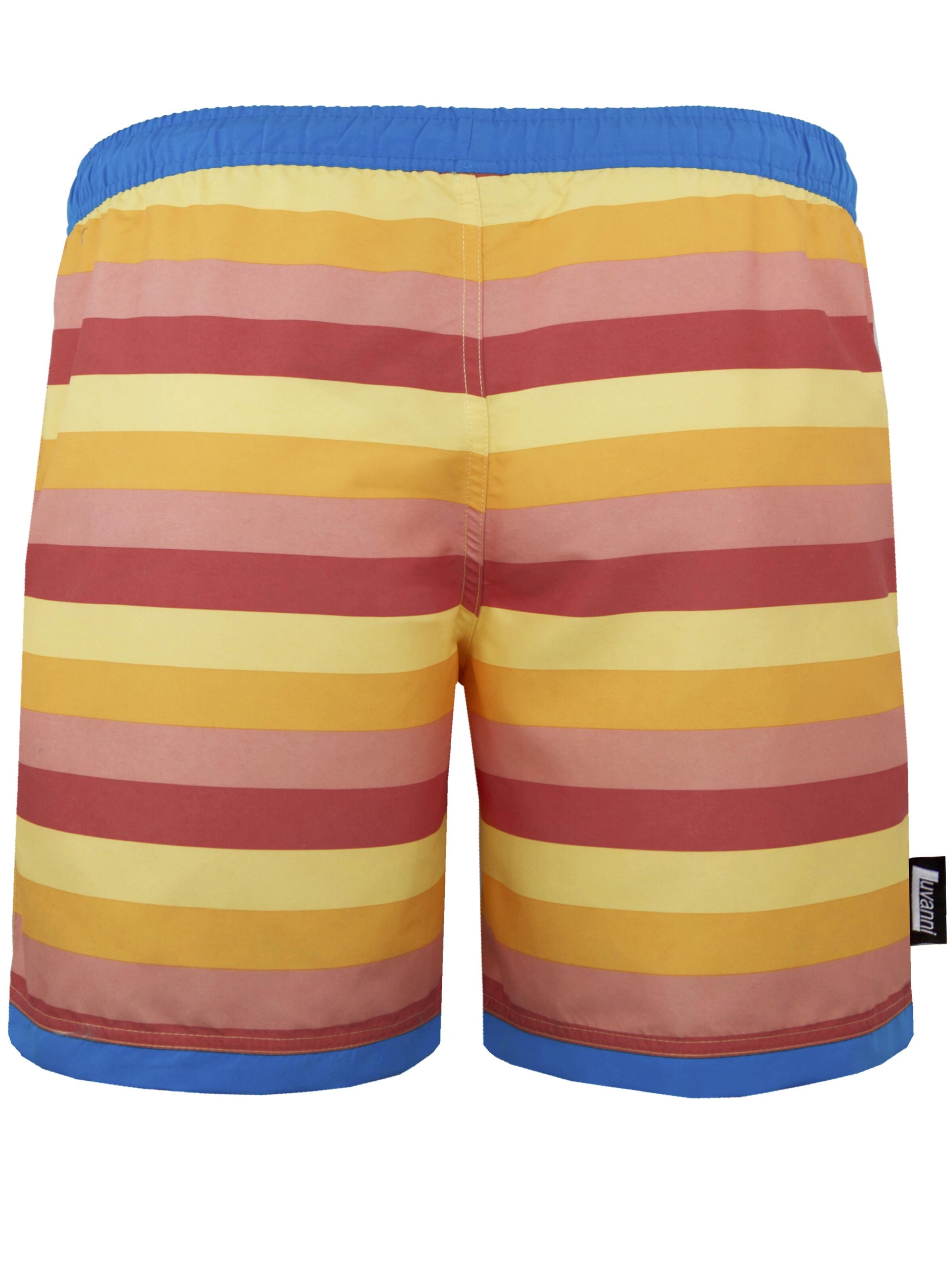 Luvanni Badeshorts 'Boardshorts Style 11 Streifen'‌‌‌‌‌‌‌‌‌ in Gelb