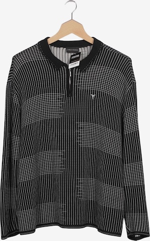 Carlo Colucci Pullover 4XL in Schwarz: Vorderseite