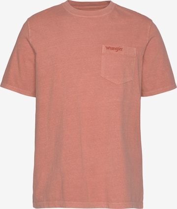 WRANGLER T-shirt in Pink: predná strana