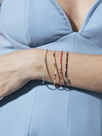 Luxenter Armband 'Xanvi' in Rood: voorkant
