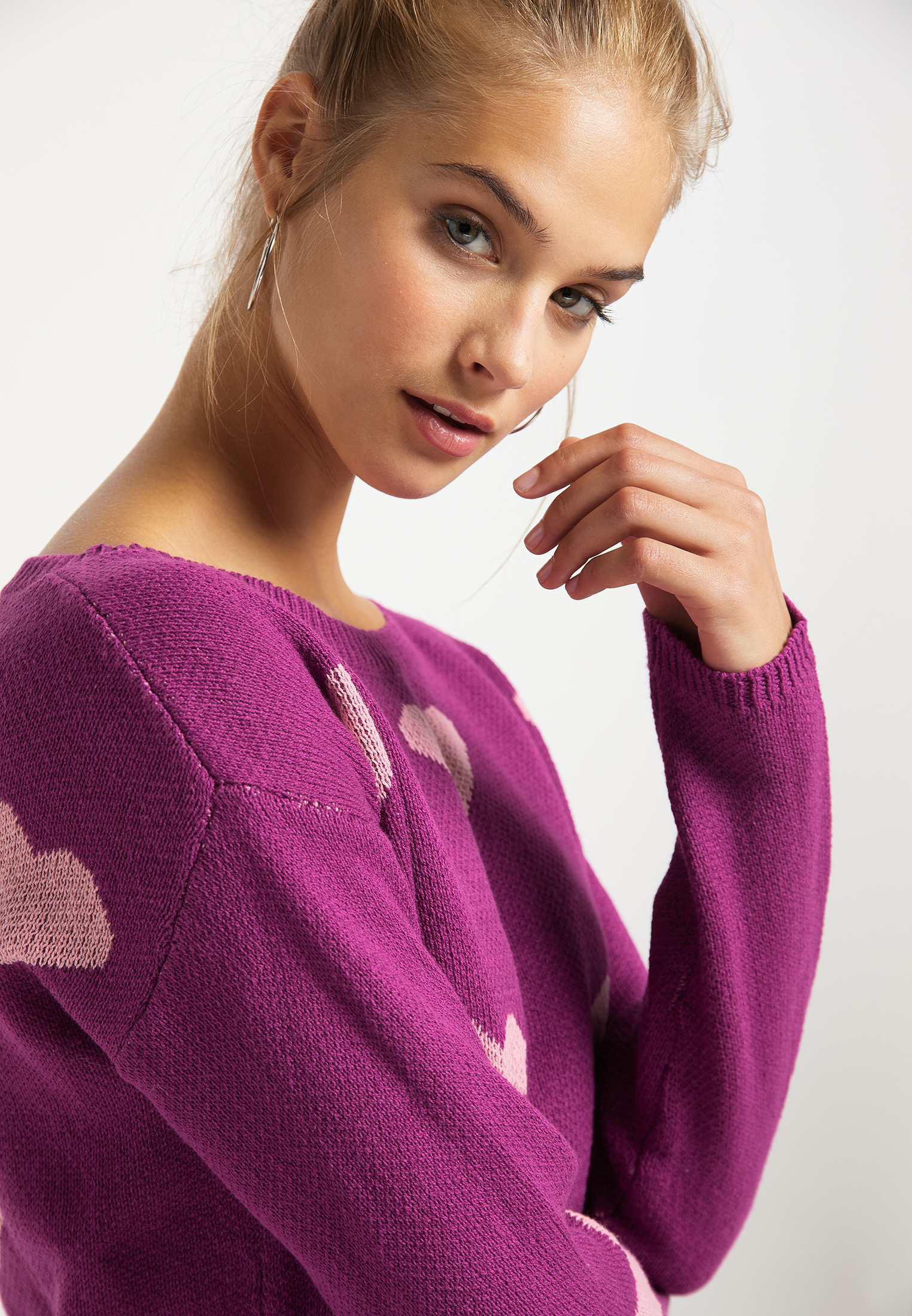 MYMO Pullover in Lila 