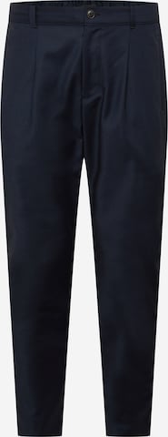 Club Monaco Slim fit Pleat-Front Pants 'CITEE' in Blue: front