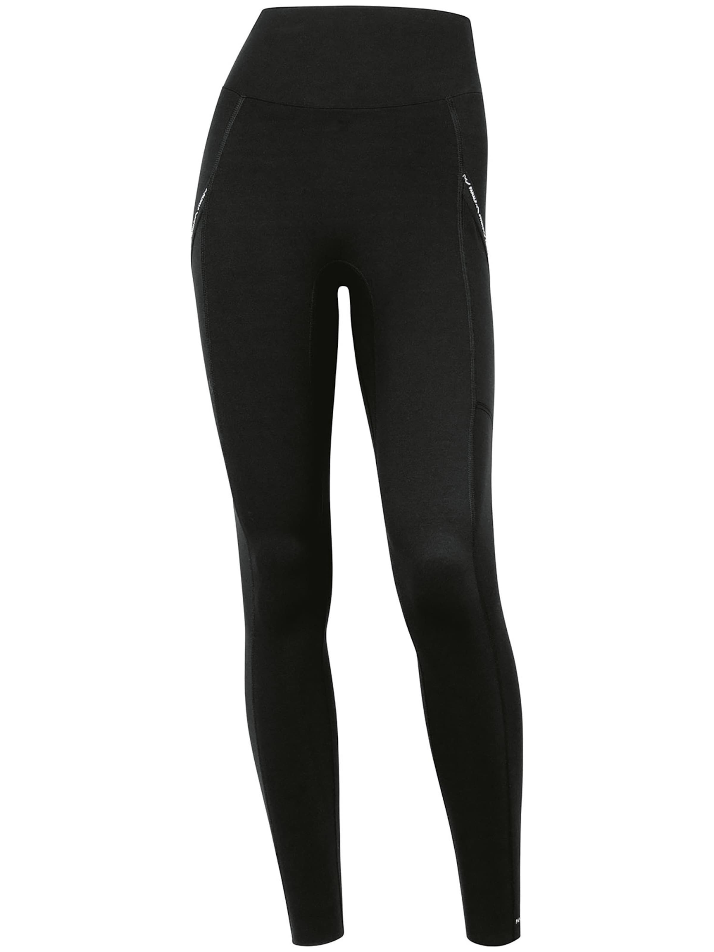 ANITA Skinny Workout Pants 'smart' in Black: front