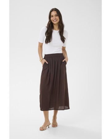 Kaffe Skirt 'KAmilia Skirt' in Brown