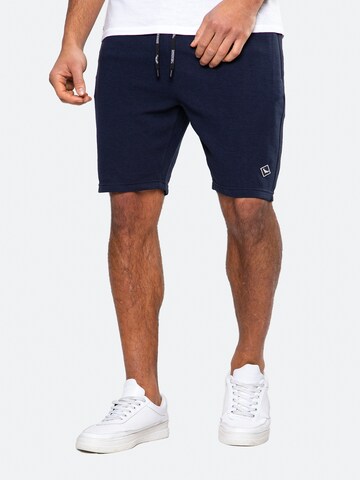 Threadbare Regular Shorts 'Ottoman' in Blau: predná strana