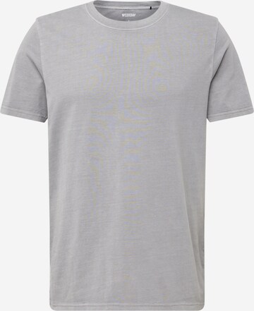 T-Shirt WEEKDAY en gris : devant