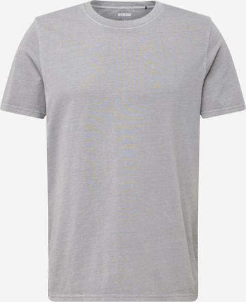 WEEKDAY T-shirt i grå: framsida