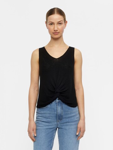 OBJECT Knitted Top 'Yori' in Black: front