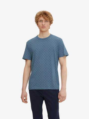 T-Shirt TOM TAILOR en bleu : devant