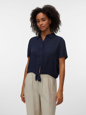 VERO MODA Bluse in Blau: Vorderseite