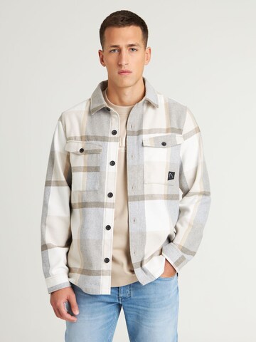 CHASIN' Regular Fit Hemd 'Stryke Nobi' in Beige: Vorderseite