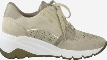 JANA Sneakers laag in Beige