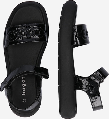 bugatti - Sandálias com tiras 'Jasleen' em preto