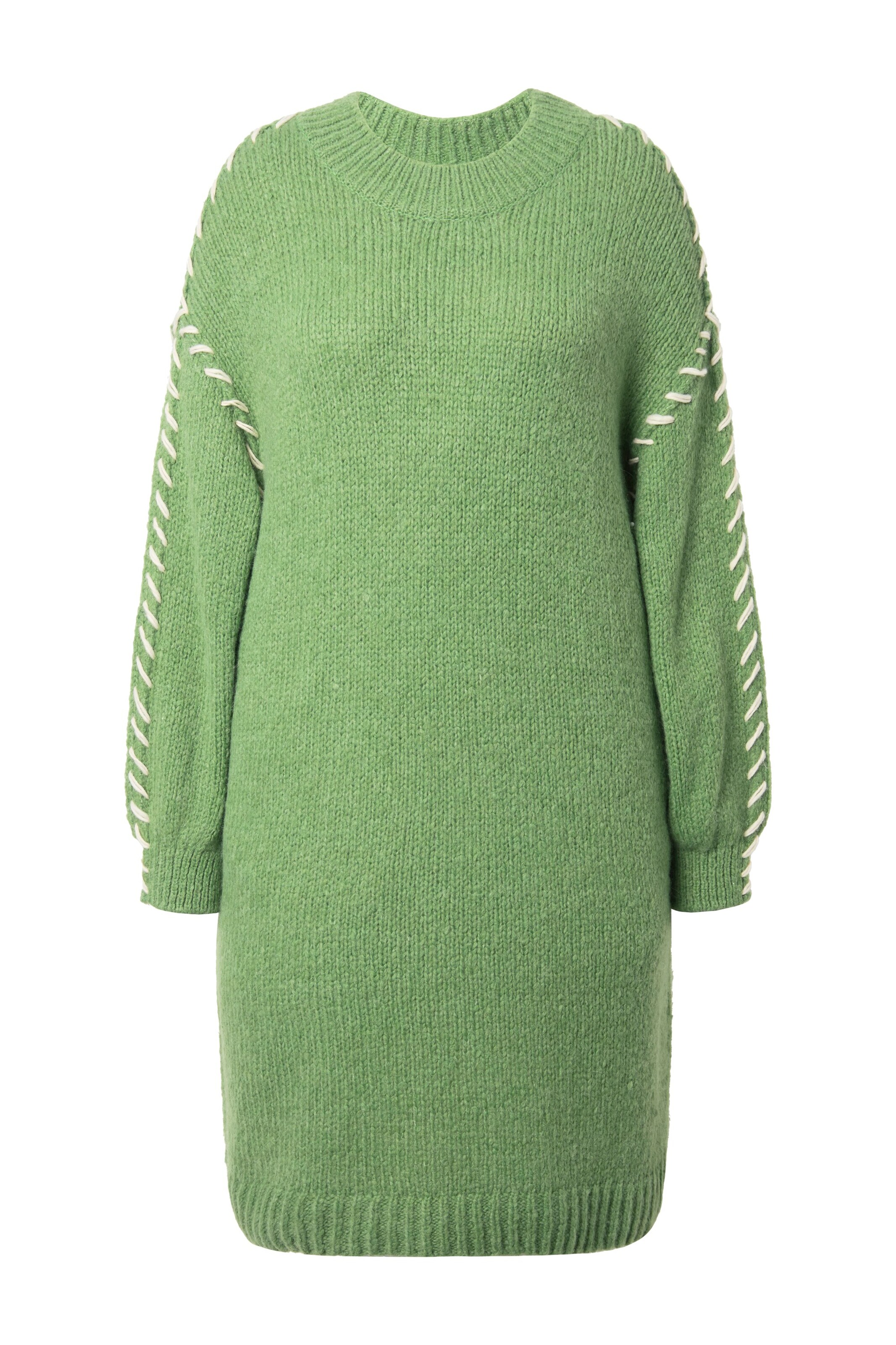 Studio Untold Gebreide jurk in Groen: voorkant