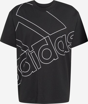 ADIDAS PERFORMANCE Performance shirt 'Essentials' in Black: front